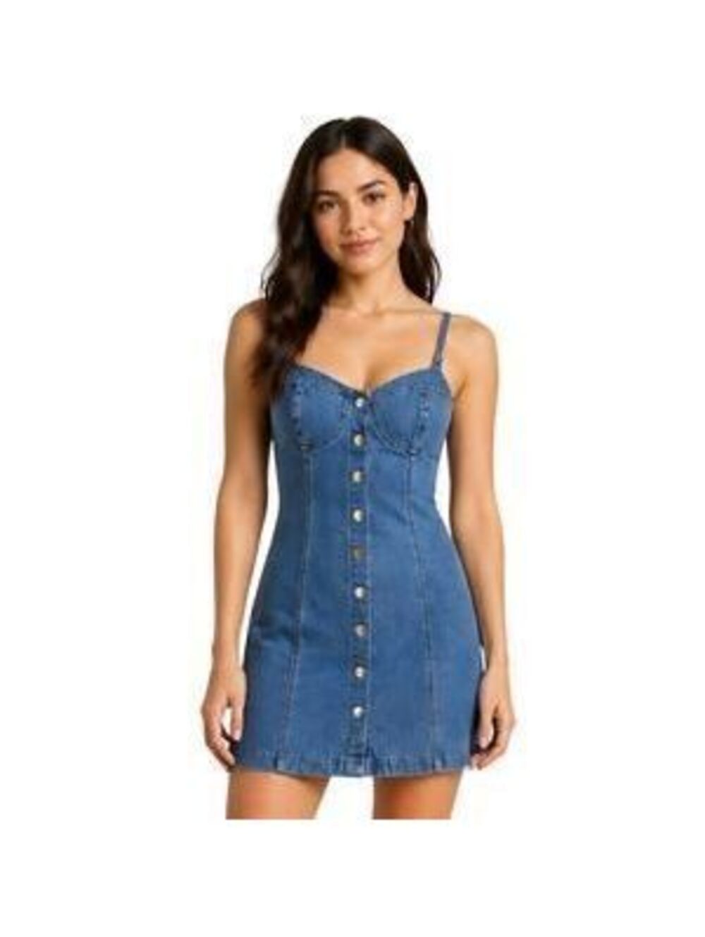 NWT Iris Denim Button Up Dress Size M